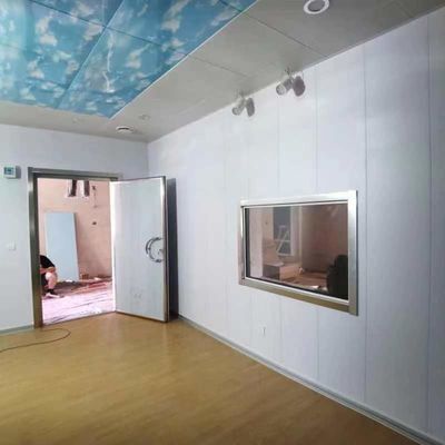 Ein guter Preis. UL90 1,5 Tesla MRT Abschirmung Türen Magnetische Dichtungsbarriere Freie Rückziehbare Bildschirm Tür Online