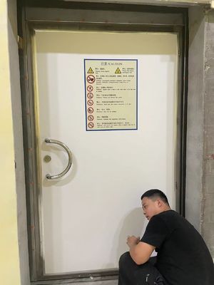 Ein guter Preis. Stahl-MRT-Schutztüren ASTM-Strahlenschutztüren UL 90 Minuten Feuergeschütz Online